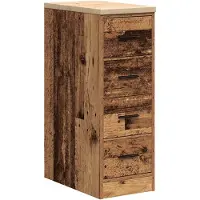 vidaXL Garagekast 30x51x85 cm massief grenenhout oud hout