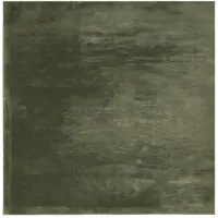 vidaXL Vloerkleed HUARTE laagpolig zacht wasbaar 240x240 cm bosgroen