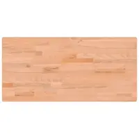 vidaXL Bureaublad 115x55x2,5 cm massief beukenhout