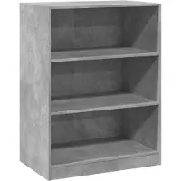 vidaXL Kledingkast 77x48x102 cm bewerkt hout betongrijs