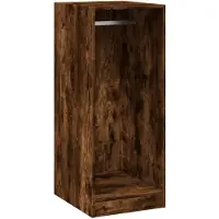 vidaXL Kledingkast 48x41x102 cm bewerkt hout gerookt eikenkleurig