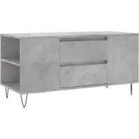vidaXL Salontafel, betonkleur, 102x44,5x50 cm, houtvezel