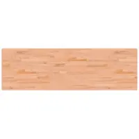 vidaXL Bureaublad 180x55x2,5 cm massief beukenhout