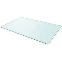 vidaXL Tafelblad van gehard glas 1000x620 mm rechthoekig