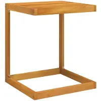 vidaXL Bijzettafel C-vormig 42x40x50 cm massief acaciahout