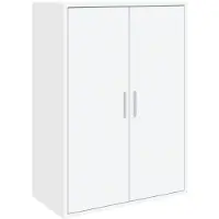 vidaXL Dressoir 60x31x84 cm bewerkt hout wit