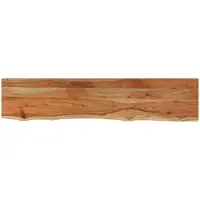 vidaXL Tafelblad rechthoekig natuurlijke rand 140x30x2,5 cm acaciahout