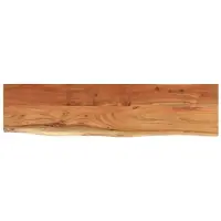 vidaXL Tafelblad rechthoekig natuurlijke rand 160x40x3,8 cm acaciahout