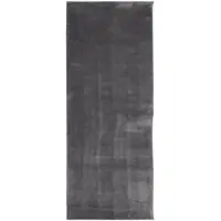 vidaXL Vloerkleed HUARTE laagpolig zacht wasbaar 80x200 cm antraciet