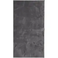 vidaXL Vloerkleed HUARTE laagpolig zacht wasbaar 60x110 cm antraciet