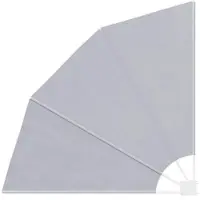 vidaXL Balkonscherm inklapbaar 140x140 cm grijs