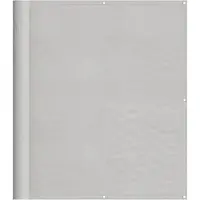 vidaXL Balkonscherm 120x600 cm 100% oxford polyester lichtgrijs