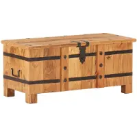 vidaXL Opbergkist 90x40x40 cm massief acaciahout