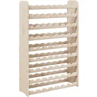 vidaXL Wijnrek 72,5x25x111,5 cm massief grenenhout