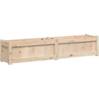 vidaXL Plantenbak 150x31x31 cm massief grenenhout