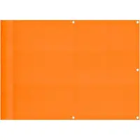 vidaXL Balkonscherm Oranje 75x800 cm 100% Polyester Oxford