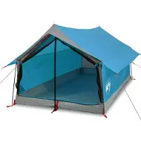 DKD Home Decor vidaXL Campingtent voor 2 personen, blauw, waterdicht