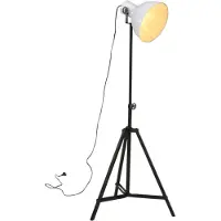 vidaXL Vloerlamp, 25W, wit, 61x61x90/150 cm, E27
