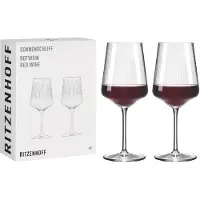 Ritzenhoff Rode Wijnglas Sonnenschliff 536 ml (Set van 2)