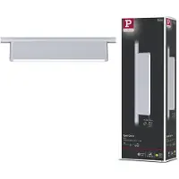 Paulmann URail LED-railverlichting Ceris, chroom, 3.000 K, 37 cm dimbaar, alu / grijs / zink, Woon-/ Eetkamer, Aluminium, Modern