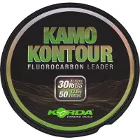 Korda Kontour Camo 50m Fluorocarbon Leader 30lb - 0.60mm