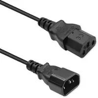 Qoltec Stroomkabel Iec C13 C14 Voor Computer En Server 1,8M 3X1