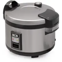 HCB - Professionele Horeca Rijstkoker - 16 liter - 230V - RVS / INOX Rijst koker - 42x46.5x37 cm (DxBxH) - 8 kg - 3836