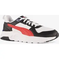 Puma Trinity 2 LT Unisex Sneakers - White-For All Time Red-Black-Blue Jewel
