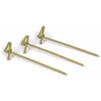 Usorteret cocktailprikkers met lus, bamboe, 90 mm