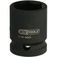 Ks Tools 515.1894, Slagmoersleutel, Zwart, 1 stuk, 1 inch, Imperial, 1-1/2 inch