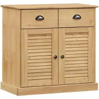 vidaXL Hoge kast VIGO 78x40x175 cm massief grenenhout