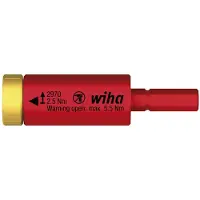 Wiha 41343 Moment easyTorque adapter electric voor slimBits en slimVario houder in blister 2.5 Nm - 41343