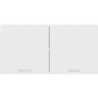 vidaXL Hangkast Wit 80 x 31 x 40 cm Bewerkt hout