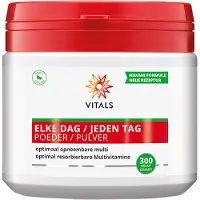 Vitals Elke Dag Poeder - 300 gram - multivitamine. Optimaal opneembare multi in poedervorm voor kinderen en volwassenen.
