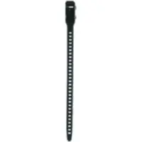 Hellermanntyton 115-07270 SOFTFIX-S-TPU-BK-XK Kabelbinder 260 mm 7 mm Zwart Hersluitbaar, Zeer flexibel, Met terughaaloog 12 stuk(s)