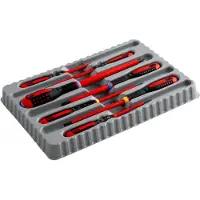 Bahco Insulated Ergo With Tri-component Handle: 7 Piece Schroevendraaierset