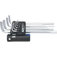Ks Tools 9202300 Inbus Haakse schroevendraaierset 1.5 mm, 2 mm, 2.5 mm, 5 mm, 6 mm, 7 mm, 8 mm, 10 mm 10-delig