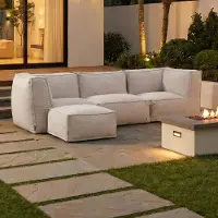 Popsofa Outdoor Lounge Set 3 zits Kiki Taupe