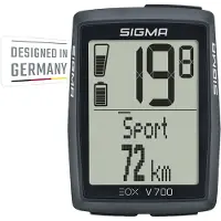 Sigma Computer EOX VIEW 700 E-bikecomputer, zwart - 2-inch display met app-connectiviteit...