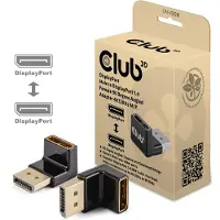 Club 3D CAC-1008 DisplayPort Adapter [1x DisplayPort stekker - 1x DisplayPort bus] Zwart 0 mm