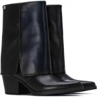 Xti Dames Laarzen 144716 zwart (41), 3 tot 5 cm, Geen, Casual 14471601-NEGRO