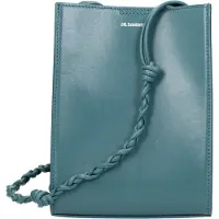 Jil Sander Tangle Kleine Schoudertas - - Leer - Groen