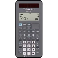 Texas Instruments TI-30X Prio MathPrint Schoolrekenmachine Zwart Aantal displayposities: 64 werkt op batterijen, werkt op zonne-energie