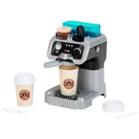Klein 9510 Barista espressomachine I met waterreservoir en doorloopfunctie I Incl. Koffiepads, -stempels, bekers en nog veel meer I speelgoed voor