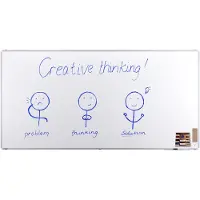 Legamaster Whiteboard PREMIUM PLUS (b x h) 240 cm x 120 cm Wit Geëmailleerd Incl. opbergbakje, Incl. boardmarker