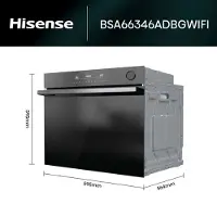 Hisense Bsa66346adbg Inbouw Oven 60cm | Nieuw (outlet) | Lichte schade
