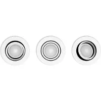 Philips Hue Milliskin inbouwspot White Ambiance - rond - Wit - 3-pack