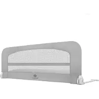 Kesser bedhekje - Kinderbedhek - Bedhek - Babybedhek Valbeveiligingsbed voor Bed & boxspring - 100 cm, Lichtgrijs