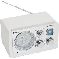 Denver TR-63W Radio AM, FM AUX Wit