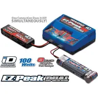 Traxxas Dual EZ Peak Plus Multifunctionele modelbouwlader 100 V, 230 V 8 A Incl. 2 Li-poly accus